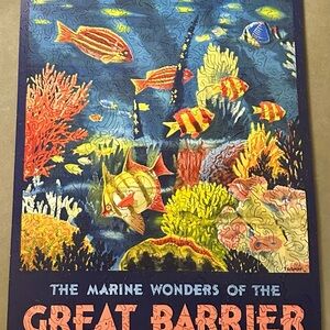 Liberty Classics Wooden Puzzle Great Barrier Reef ~ 471 Pieces ~  Complete